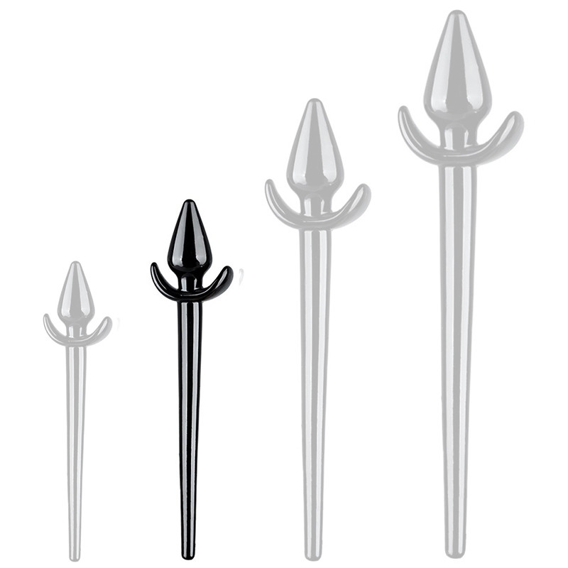 Kinky Puppy Plug Queue ZooTail M 8 x 4 cm - Queue 22 cm Noire